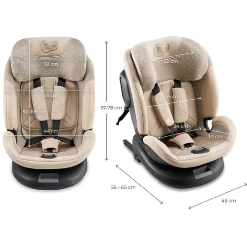 Автокресло Kinderkraft Xpedition 3 i-Size Beige (KCXPED03BEG0000) фото 14