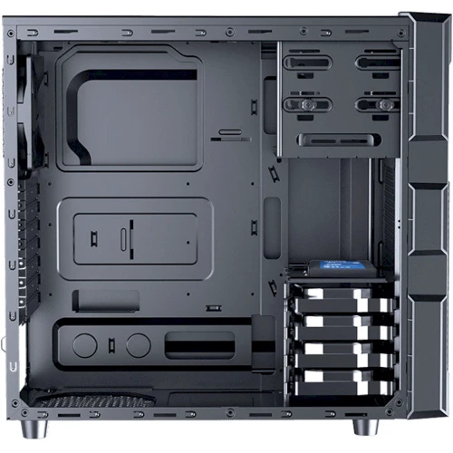 Корпус GameMax COMBAT MFG.G505: Материал передней панели пластик