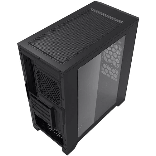 Корпус Gamemax H603 Black (H603-2U3): Матеріал передній панелі сталь і пластик