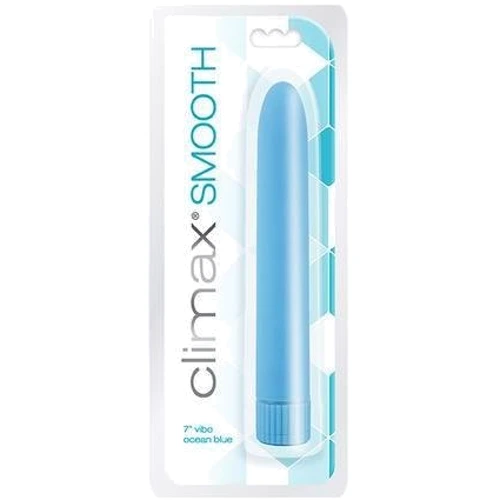 Вибромассажер Topco Sales Climax Smooth, 15,25х2,5 см, голубой