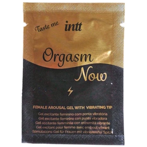 Пробник возбуждающего геля-вибратора для клитора 2-в-1 Intt Orgasm Now (2 мл): Форма выпуска Гель
