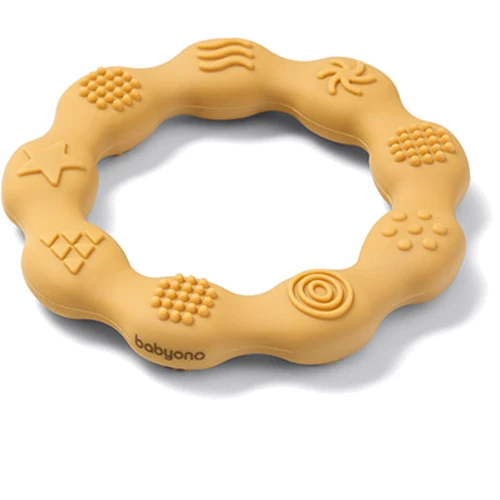 Прорезыватель для зубов Babyono Кольцо силиконовый желтый (825/01): Производитель BabyOno