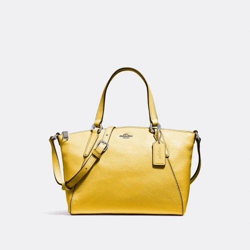 Жіноча сумка тоут Coach жовта (191202586802)