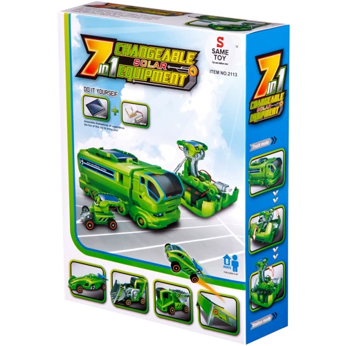 Робот-конструктор Same Toy Транспорт майбутнього 7 в 1 на сонячної панелі (2113UT)