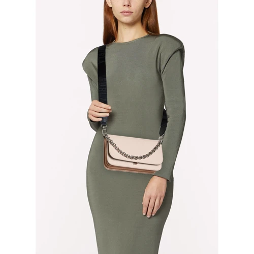 Женская сумка кросс-боди Furla Splendida Mini Shoulder пудровая (WB00315BX02090863S): Фактура Гладкая