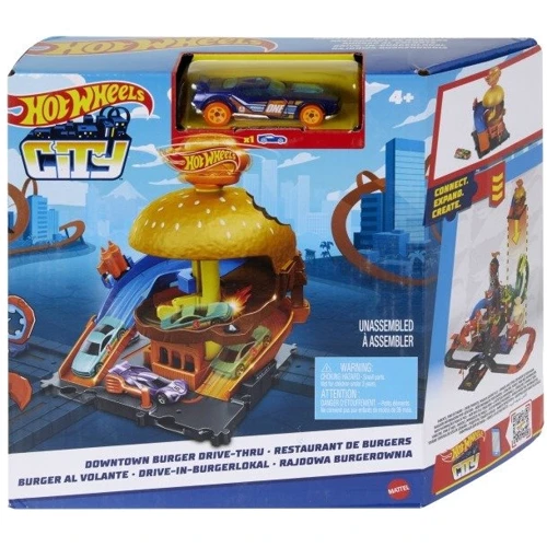 Игровой набор Hot Wheels City Бургерная в центре города (HDR26)