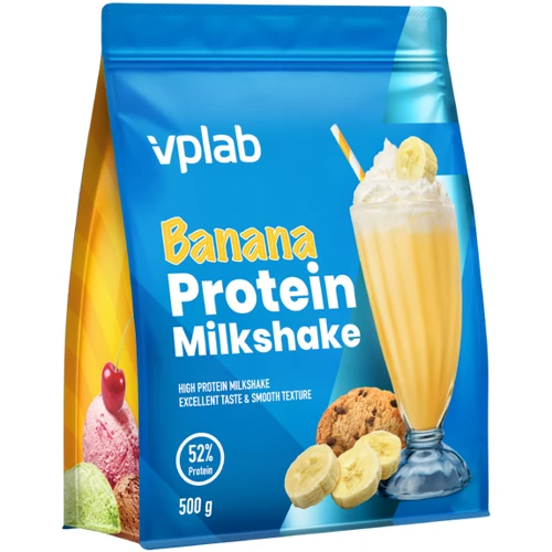 Протеїн VPLab Protein Milkshake 500 g /16 servings/ Banana