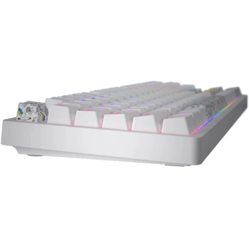 Клавіатура HATOR Rockfall 2 Mecha TKL Authentic Edition White (HTK-531): Кількість додаткових клавіш 12 мультимедийных клавиш