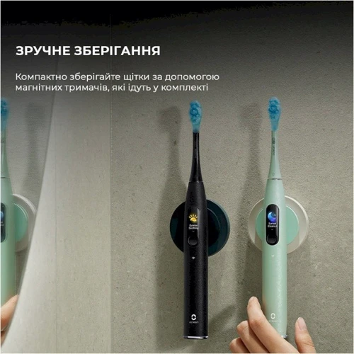 Зубна щітка Oclean X Ultra 20 S Duo Set Green+Black (6970810557152)