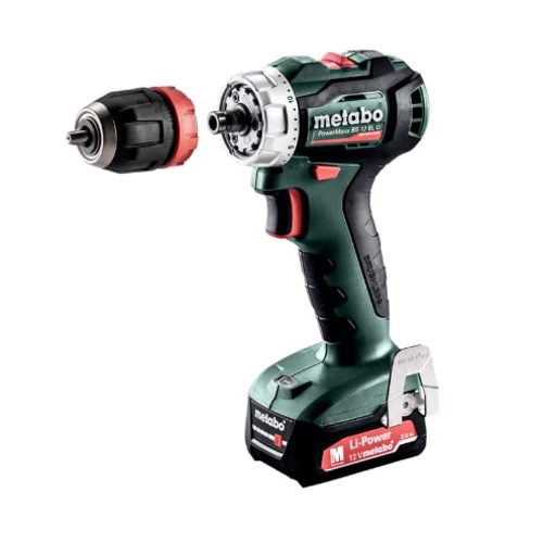 Шуруповерт Metabo PowerMaxx BS 12 BL Q Pro (601045920): Тип патрона быстрозажимной