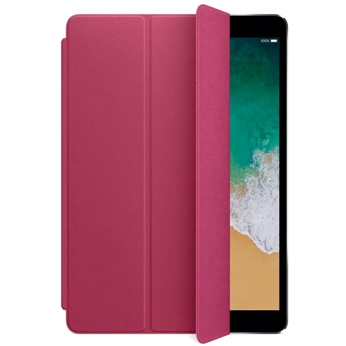 Аксессуар для iPad Apple Leather Smart Cover Pink Fuchsia (MR5K2) for iPad 10.2" 2019-2020/iPad Air 2019/Pro 10.5" фото 4