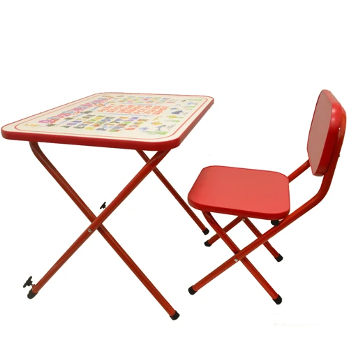 Дитяча парта OMMI Азбука Червоний: Вік дитини від 3-х років