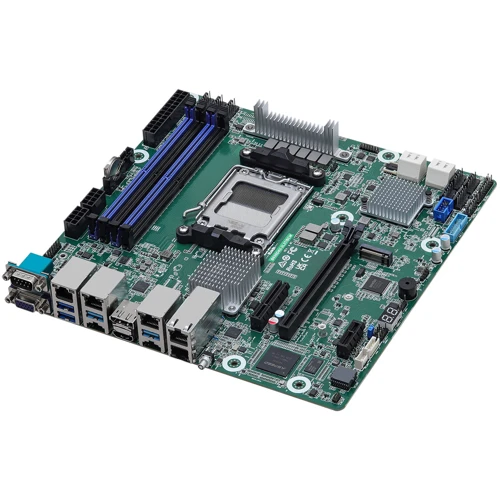 ASRock B650D4U-2L2T/BCM: Разъемы на задней панели USB 3.2 Gen 1, Ethernet RJ-45, VGA, HDMI, DisplayPort