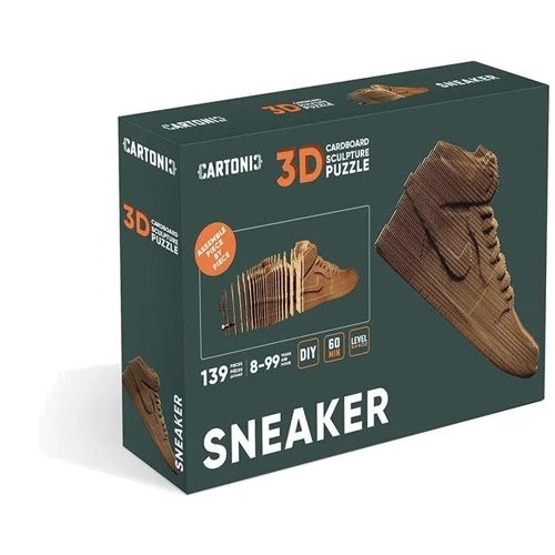 Картонный конструктор Cartonic 3D Puzzle High top sneaker