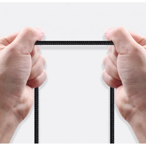 Кабель Baseus USB Cable to Lightning Tungsten 2.4A 1m Black (CALWJ-01) фото 7