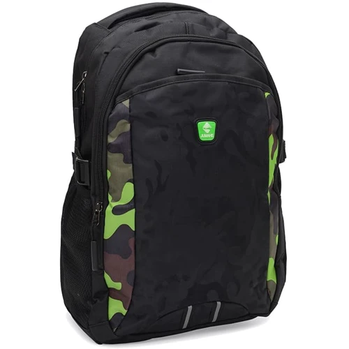Мужской рюкзак Monsen черный (CТТ1777green-black)