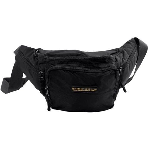 Мужская поясная сумка Volunteer черная (GB1749-01-black): Стиль Спортивный