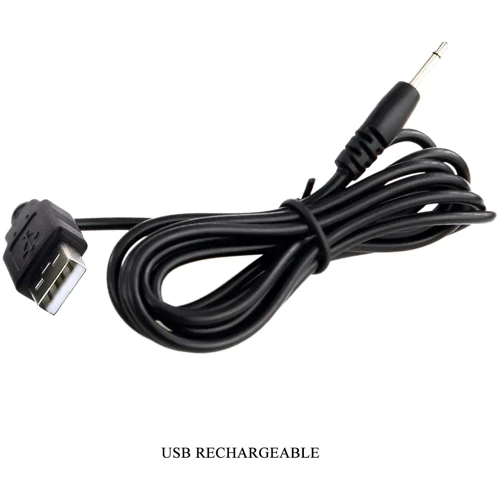 Вибратор с мягкой головкой и клиторальной стимуляцией LYBAILE Pretty Love Thomas USB Тurquoise (BI-014621-4)