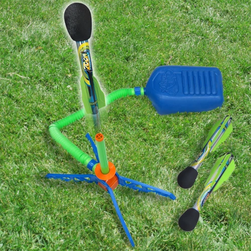 Іграшковий пускач із ракетами Zing ZOOM ROCKETZ (пускач 3 ракети) (ZB523)