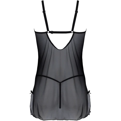Пеньюар ECO Passion DROSERA CHEMISE black XXL/XXXL
