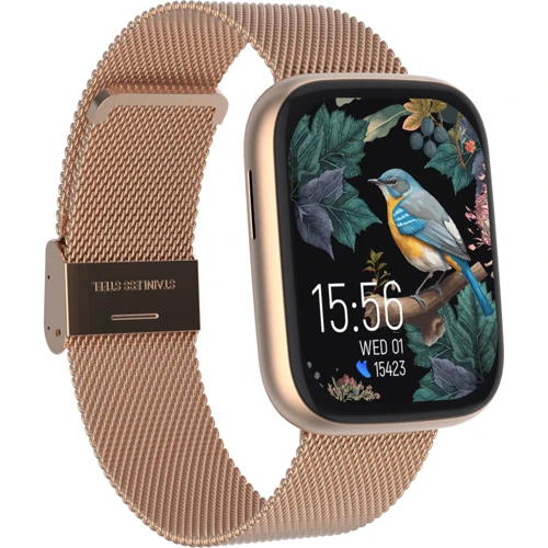 Смарт-часы Forever ForeVigo 4 SW-330 Rose Gold + ремешок: Материал ремешка Силикон