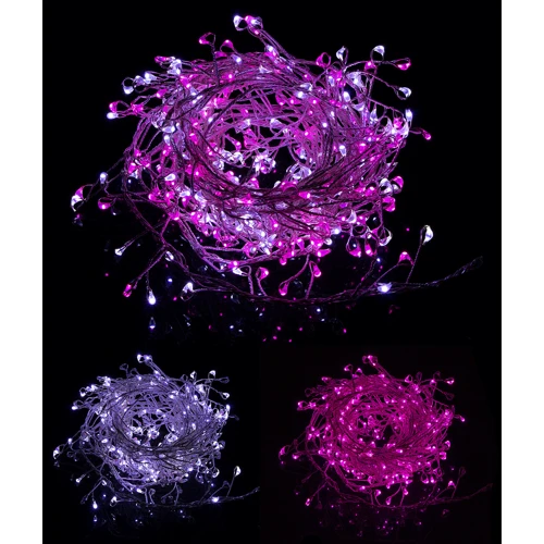 Гирлянда Springos 3 м 300 LED CL0091 Cold White/Pink фото 9
