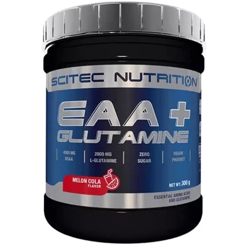 Аминокислота для спорта Scitec Nutrition EAA+Glutamine 300 g / 33 servings / melon-cola