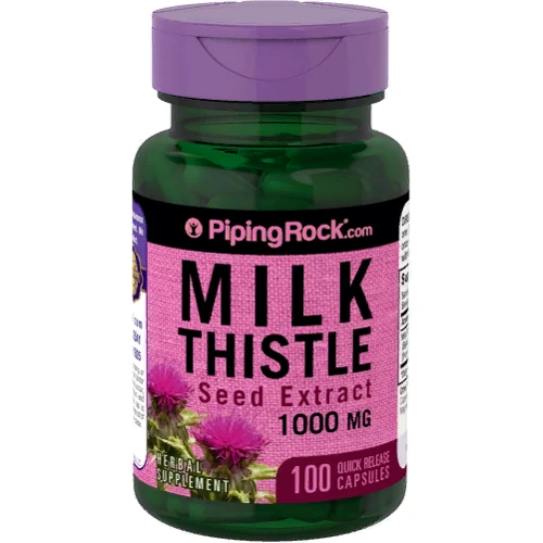 Piping Rock Milk Thistle Seed Extract, 1000 mg, 100 Capsules