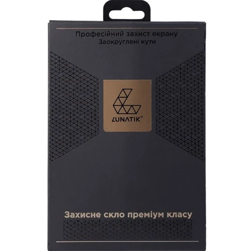 Захисне скло для iPhone Lunatik Premium Tempered Glass 3D Full Cover Black для iPhone 16