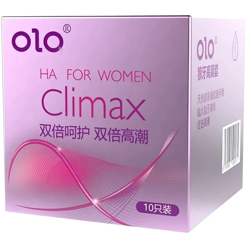 Текстурированные презервативы с ароматом ванили OLO HA FOR WOMEN Climax, 10 шт: Тип Ароматизированные