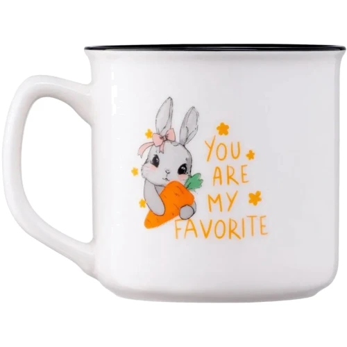 Кружка Ardesto Cute rabbit фарфор 320 мл (AR3460)