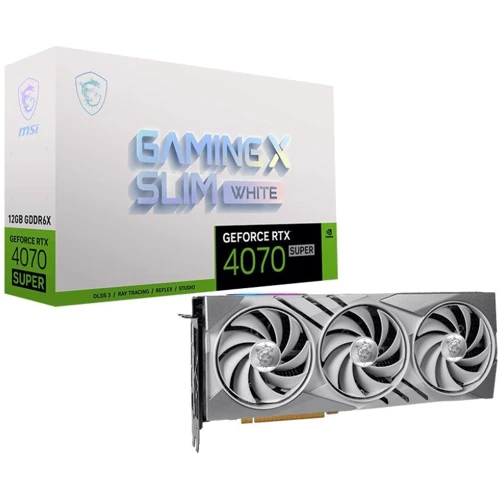 Видеокарта MSI Nvidia GeForce RTX 4070 SUPER GAMING X SLIM WHITE 12G: Разрядность шины памяти, бит 192