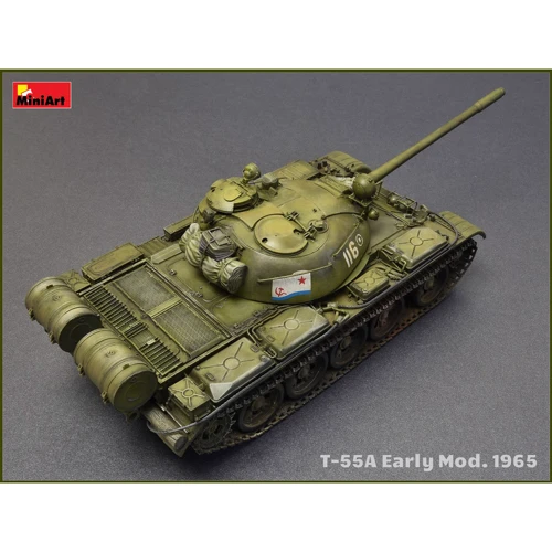 Збірна модель MiniArt Радянський середній танк Т-55А зразка 1965 р ранній (MA37057) фото 4