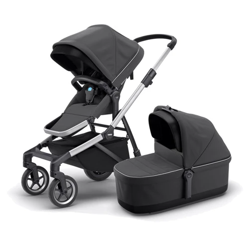 Детская коляска 2 в 1 Thule Sleek + Bassinet (Charcoal Grey) (TH11000008)