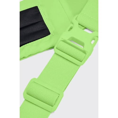 Поясная сумка Under Armour Flex Speedpocket Run Belt салатовая (1369219-752): Фактура Тканая