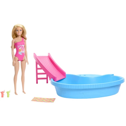 Игровой набор Barbie Развлечения у бассейна (HRJ74)