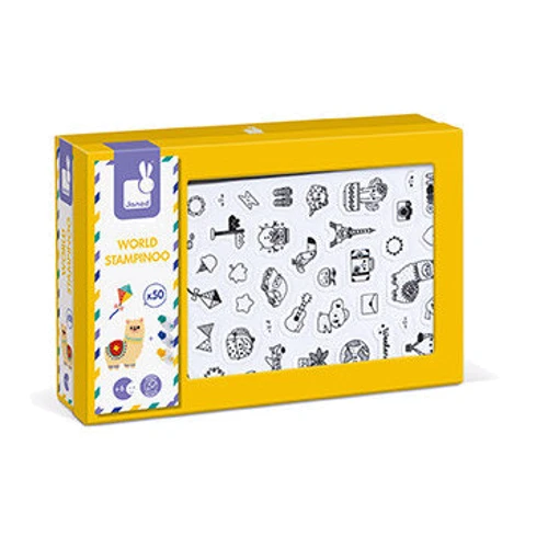 Набор для творчества Janod Штампы Мир 50 шт (J07800): Производитель Janod