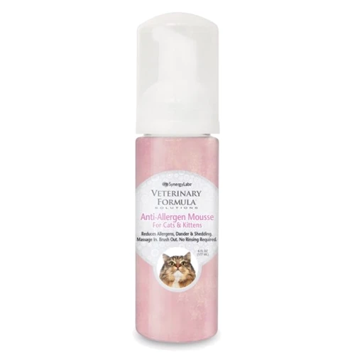 Шампунь Veterinary Formula Anti-Allergen Mousse Cat без воды для кошек, 177 мл