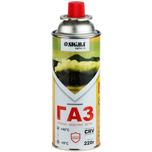 Газовый балон Sigma всесезонный 220 г CRV (2901711)