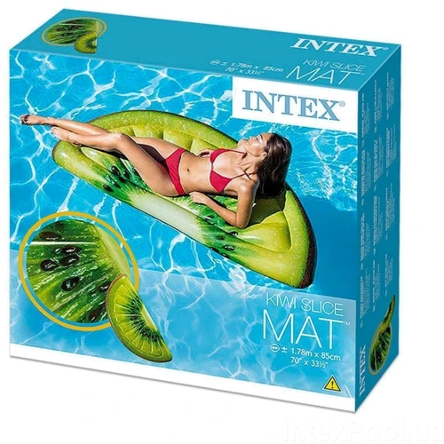 Пляжний надувний матрац - пліт Intex 58764 Часточка Ківі, 178 х 85 см фото 4