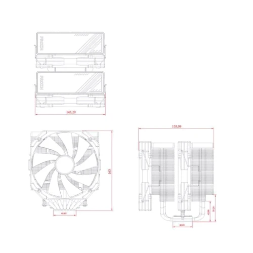 Кулер ID-COOLING Frozn A720 Black: Тип воздушное охлаждение