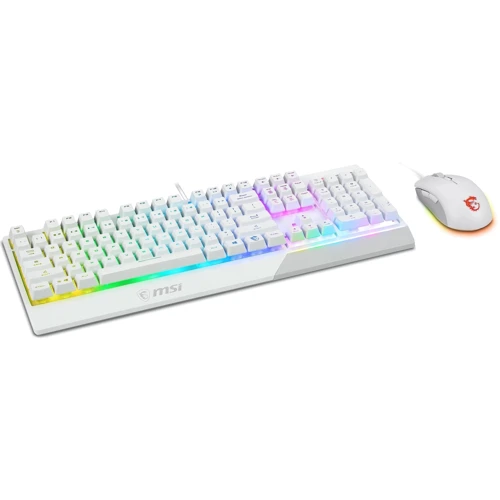 Комплект проводной MSI Vigor GK30 Combo UA White (S11-04UA302-CLA): Интерфейс подключения USB