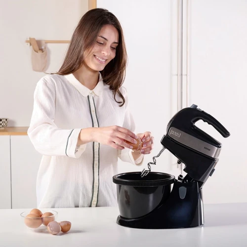 Миксер Black&Decker BXMXA500E: Насадки Для замеса теста, Для взбивания
