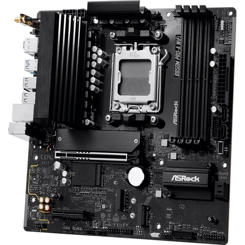 ASRock B850M PRO-A WIFI UA: Роз'єми на платі USB Type-C, SATA 3.0, USB 2.0, USB 3.2 Gen 1