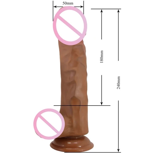 Фаллоимитатор LYBAILE Beautiful Burag 9.4" (BW-008104NR-1)