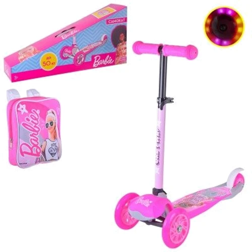 Самокат A-Toys Barbie, PU, LED (LS2211)