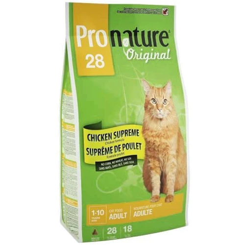 Сухий корм для дорослих котів Pronature Original Adult Chicken Supreme зі смаком курки 0.35 кг (65672451000)