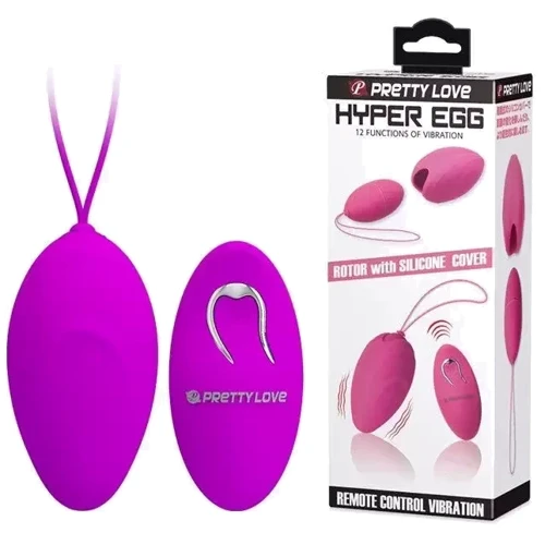 Виброяйцо с пультом ДУ Pretty Love - Hypper Egg, BI-014362W-11
