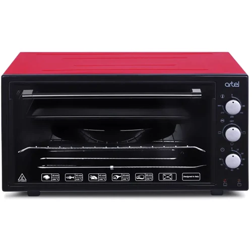 Електрична духовка настільна ARTEL MD 4816 Е Black-Red: Розміри 53х30х38 см
