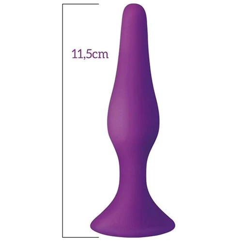 Анальная пробка на присоске MAI Attraction Toys №33 Purple
